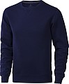 Unisex mikina s okrúhlym výstrihom Elevate Arora, veľkosť XS, námornícka modrá