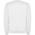 Unisex mikina s okrúhlym výstrihom, ROLY CLASICA, biela, vel. XS