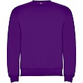 Unisex mikina s okrúhlym výstrihom ROLY CLASICA, fialová, XS