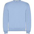 Unisex mikina s okrúhlym výstrihom ROLY CLASICA, nebesky modrá, XS