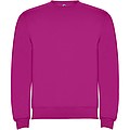Unisex mikina s okrúhlym výstrihom, ROLY CLASICA, ružová, veľ. XS