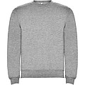 Unisex mikina s okrúhlym výstrihom, ROLY CLASICA, svetlo sivý melír, veľ. L
