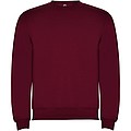 Unisex mikina s okrúhlym výstrihom ROLY CLASICA, vínová, XS