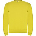 Unisex mikina s okrúhlym výstrihom, ROLY CLASICA, žltá, veľ. XS