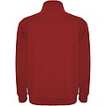 Unisex mikina s štvrťovým zipsom, ROLY ANETO, červená, veľ. S