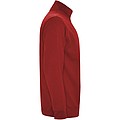 Unisex mikina s štvrťovým zipsom, ROLY ANETO, červená, veľ. S
