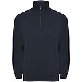 Unisex mikina s štvrťovým zipsom, ROLY ANETO, navy, veľ. S