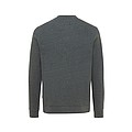Unisex nefarbená mikina Iqoniq Denali z recyklovanej bavlny, čierna, XXS