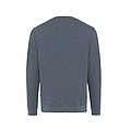 Unisex nefarbená mikina Iqoniq Denali z recyklovanej bavlny, námornícka modrá, M