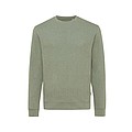 Unisex nefarbená mikina Iqoniq Denali z recyklovanej bavlny, zelená, XXS