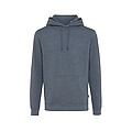 Unisex nefarbená mikina s kapucňou Iqoniq Torres z recyklovanej bavlny, námornícka modrá, XXS