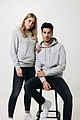 Unisex nefarbená mikina s kapucňou Iqoniq Torres z recyklovanej bavlny, sivá, M