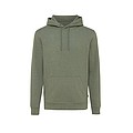 Unisex nefarbená mikina s kapucňou Iqoniq Torres z recyklovanej bavlny, zelená, M
