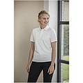 Unisex polokošeľa s krátkym rukávom z recyklovanej bavlny a polyesteru, ELEVATE EMERALD, krémová, veľ. XXS