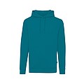 Unisex recyklovaná mikina Iqoniq s kapucňou, modrozelená, L