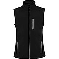 Unisex softshellová vesta, ROLY NEVADA, čierna, vel. L
