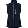 Unisex softshellová vesta, ROLY NEVADA, námornícka modrá, vel. L