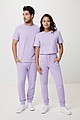 Unisex tepláky Iqoniq Cooper z recyklovanej bavlny, svetlofialová, M