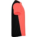 Unisex tričko Roly Detroit, fluorescenčná koralová, veľkosť XL