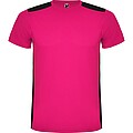 Unisex tričko Roly Detroit, tmavoružová, veľkosť XL