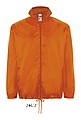 Unisex vetrovka SOLS SHIFT - UNISEX VODEODOLNÝ VETROVKA, oranžová, XS