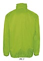 Unisex vetrovka SOLS SHIFT - UNISEX VODU ODPUDZUJÚCI VETROVKA, svetlo zelená, XS