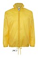 Unisex vetrovka SOLS SHIFT - UNISEX VODU ODPUDZUJÚCI VETRUVZDORNÝ KABÁT, žltá, L