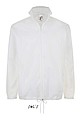 Unisex vetrovka SOLS SHIFT - UNISEX VODUODOLNÁ VETRUODOLNÁ BUNDA, biela, XS