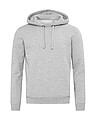 Univerzálna mikina STEDMAN RECYCLED UNISEX SWEAT HOODIE, sivý melír, XS