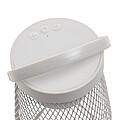 USB dobíjacia stolná lampa z RCS recyklovaného plastu, sivá