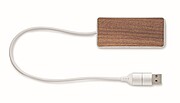 USB hub 4 porty 27,5 cm, svetlohnedá