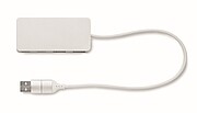 USB hub 4 porty 27,5 cm, svetlohnedá