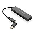 USB HUB z recyklovaného hliníka