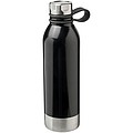 Väčšia športová fľaša z nehrdzavejúcej ocele, objem 740 ml, čierna
