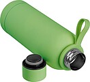 Vákuová fľaša s pogumovaným povrchom 700 ml, zelená