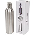 Vákuová športová termoska Thor 510 ml s medenou izoláciou, strieborná