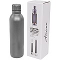 Vákuová športová termoska Thor 510 ml s medenou izoláciou, tmavosivá