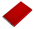 VALUR Hliníková powerbanka s kapacitou 4000 mAh, čierna