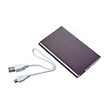 VALUR Hliníková powerbanka s kapacitou 4000 mAh M, strieborná
