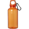 VASEALA Fľaša z RPET s karabínou, 400 ml, oranžová