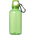 VASEALA Fľaša z RPET s karabínou, 400 ml, zelená