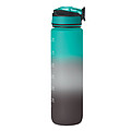 VAYANA Športová fľaša na pitie z RPET, 1000 ml, tyrkysová/čierna