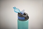 VAYANA Športová fľaša na pitie z RPET, 1000 ml, tyrkysová/kráľovská modrá