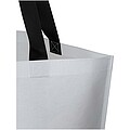 Veľká nákupná taška z recyklovaného GRS s dvojitou lamináciou, biela