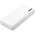 Veľkokapacitná powerbanka, 10 000 mAh, biela
