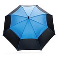 Veľký automatický dáždnik pre dvoch Impact AWARE™ RPET 190T, odolný proti vetru, priemer 120 cm, modrý