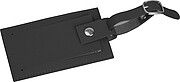 Visačka na kufor z umelej kože, čierna