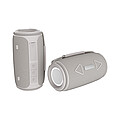 Vodotesný reproduktor IPX4 16W z recyklovaného plastu RCS, sivý