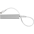 VOLTINO Kovová powerbanka 2200 mAh, strieborná