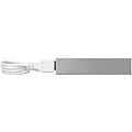 VOLTINO Kovová powerbanka 2200 mAh, strieborná
